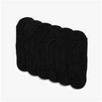 Clarks Womens 6 Pack Sock Liners Size 2-8 Black Socks Cotton Casual