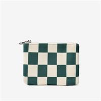 Clarks Womens Addison Pouch Green/White Purses Textile Casual