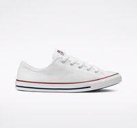 Converse Chuck Taylor All Star Dainty Low-Top Shoe Canvas For Women In White, Size 9
