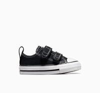 Converse Chuck Taylor All Star Easy-On Canvas Low-Top Shoe For Kids In Black, Size 9