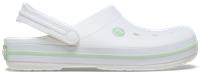 Crocs | Unisex | Crocband | Clogs | White/Serene Green | W5/M4