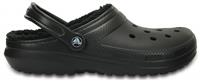 Crocs | Unisex | Classic Lined | Clogs | Black / Black | W4/M3