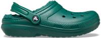Crocs | Unisex | Classic Lined | Clogs | Emerald | W6/M5