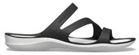 Crocs | Women | Swiftwater | Sandals | Black / White | 7