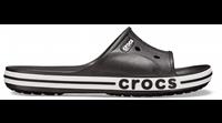 Crocs | Unisex | Bayaband | Slides | Black / White | W5/M4