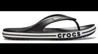 Crocs | Unisex | Bayaband | Flips | Black / White | W7/M6