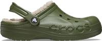 Crocs | Unisex | Baya Lined | Clogs | Army Green / Multi | M11