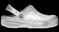 Crocs | Unisex | Baya Printed Lined | Clogs | Silver Metallic | W10/M9