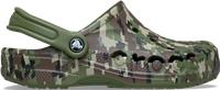 Crocs | Unisex | Baya Seasonal Printed | Clogs | Army Green / Multi | M10