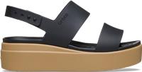 Crocs | Women | Brooklyn Low | Sandals | Black/Cashew | 7