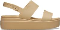 Crocs | Women | Brooklyn Low | Sandals | Cashew/Cashew | 3