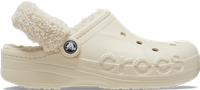 Crocs | Unisex | Baya Lined Fuzz-Strap | Clogs | Winter White | W8/M7