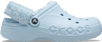 Crocs | Unisex | Baya Lined Fuzz-Strap | Clogs | Mineral Blue | W6/M5