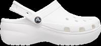 Crocs | Women | Classic Platform | Clogs | White | 5