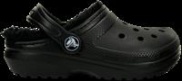 Crocs | Kids | Toddler Classic Lined | Clogs | Black / Black | C5