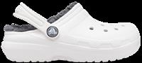 Crocs | Kids | Classic Lined | Clogs | White / Grey | C12