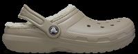 Crocs | Kids | Classic Lined | Clogs | Mushroom / Bone | C11