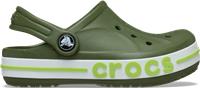 Crocs | Kids | Toddler Bayaband | Clogs | Army Green/Lime Punch | C8