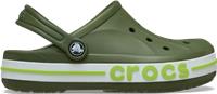 Crocs | Kids | Bayaband | Clogs | Army Green/Lime Punch | J1