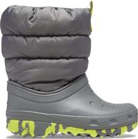 Crocs | Kids | Classic Neo Puff Boot | Boots | Slate Grey | C4