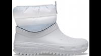 Crocs | Women | Classic Neo Puff Shorty Boot | Boots | Light Grey / White | 6