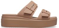 Crocs | Women | Brooklyn Buckle | Sandals | Latte | 2