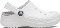 Crocs | Kids | Baya Lined | Clogs | White / Light Grey | J3