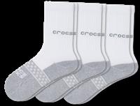 Crocs | Kids | Crocs Socks Crew Solid 3-Packs | Shoes | White | M