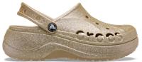 Crocs | Women | Baya Platform Glitter | Clogs | Chai | 5
