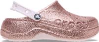 Crocs | Women | Baya Platform Glitter | Clogs | Barely Pink | 5