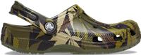 Crocs | Unisex | Classic Hemp Camo | Clogs | Army Green / Multi | W4/M3
