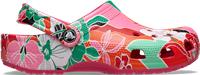 Crocs | Unisex | Classic Woodcut Floral | Clogs | Dragon Fruit | W7/M6