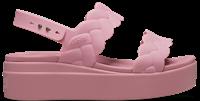 Crocs | Women | Brooklyn Woven Low | Sandals | Rosette | 4