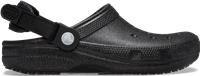 Crocs | Unisex | Classic Work Graphic | Clogs | Black Glitter | W4/M3