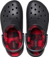 Crocs | Unisex | Classic Lined Buffalo Check | Clogs | Black | W7/M6