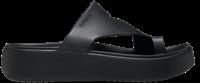 Crocs | Women | Getaway Platform Toe Loop | Sandals | Black | 4