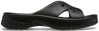 Crocs | Women | Classic Cross Strap | Slides | Black | 2