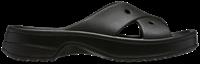 Crocs | Women | Classic Cross Strap | Slides | Black | 5