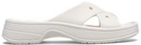 Crocs | Women | Classic Cross Strap | Slides | Chalk | 2
