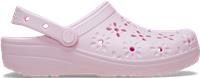 Crocs | Unisex | Classic Floral Cut-Out | Clogs | Pink Milk | W5/M4