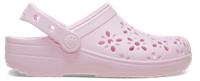 Crocs | Kids | Classic Floral Cut-Out | Clogs | Pink Milk | J1