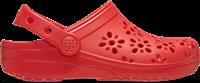 Crocs | Kids | Toddler Classic Floral Cut-Out | Clogs | Cherry Red | C7
