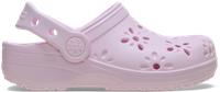 Crocs | Kids | Toddler Classic Floral Cut-Out | Clogs | Pink Milk | C5