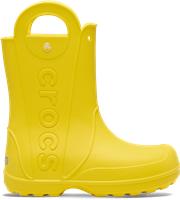 Crocs | Women | Handle It Rain Boot | Boots | Yellow | 5