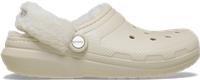Crocs | Unisex | Classic Fuzz Lined | Clogs | Sandstone | W4/M3