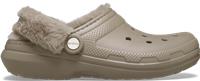 Crocs | Unisex | Classic Fuzz Lined | Clogs | Taupe | M11