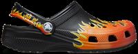 Crocs | Kids | Toddler Classic Flames | Clogs | Black / Multi | C5