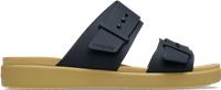 Crocs | Women | Brooklyn Buckle Low Low | Sandals | Black / Tan | 2