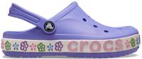 Crocs | Kids | Bayaband Flower Band | Clogs | Digital Violet | J2
