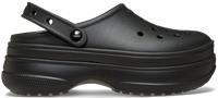 Crocs | Unisex | Classic Stacked | Clogs | Black / Black | W6/M5